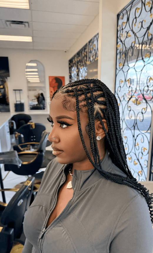 Client reaction to her braids